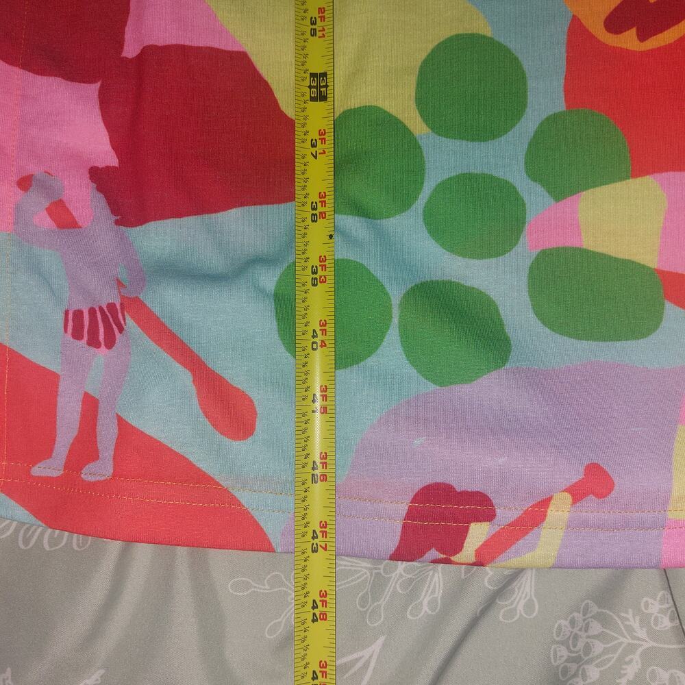 Adidas x Farm Rio Dress Training Midi Dress Gold/ Semi Solar red Love Island - Picture 13 of 14